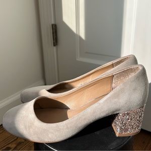 Banana Republic sparkly block heel shoe